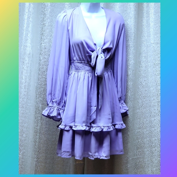 Sassy Tiered Swing Mini Skater Dress - Picture 7 of 9